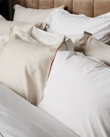 Hotel 새틴 자카드 배게 커버 65x65 cm - Light beige - Lexington | 렉싱턴