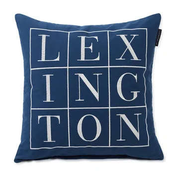 Icons Logo 배게 커버 50x50 cm - Blue - Lexington | 렉싱턴