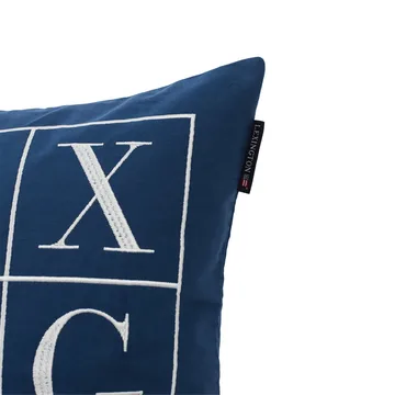 Icons Logo 배게 커버 50x50 cm - Blue - Lexington | 렉싱턴