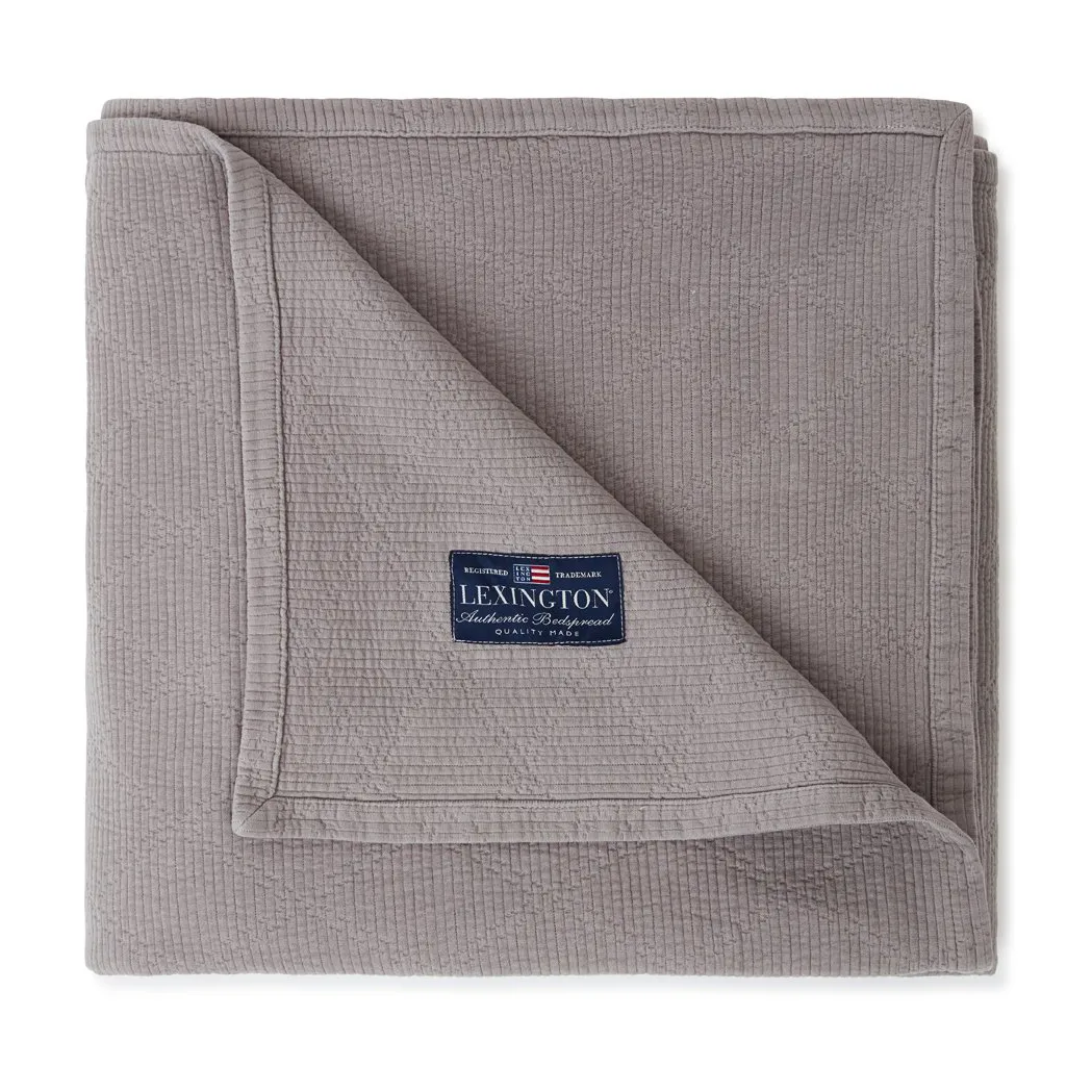 Icons Quilted 침대커버 240x260 cm, Gray Lexington | 렉싱턴