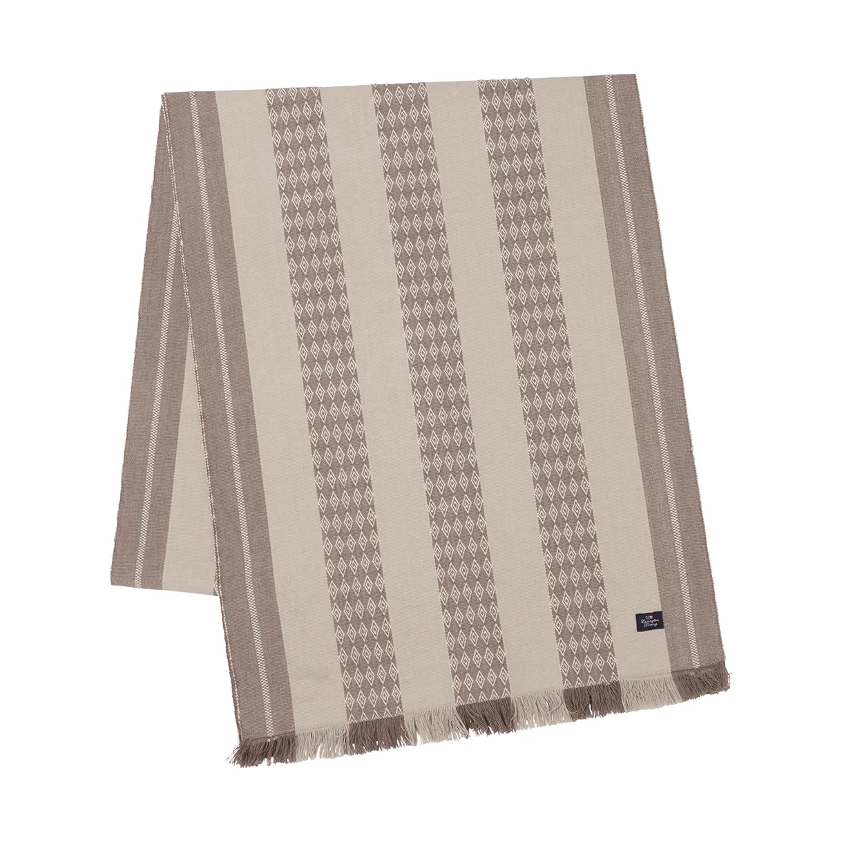 Jacquard Striped 테이블 러너 50x350 cm, Beige Lexington | 렉싱턴