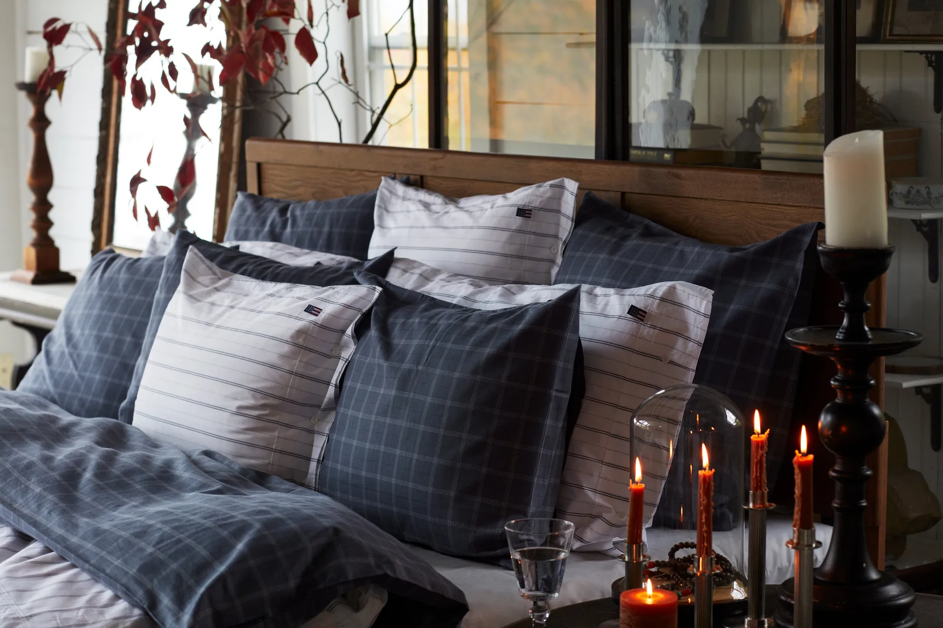 Lexington 캔들 홀더 스트라이프 20 cm, Brass Lexington | 렉싱턴