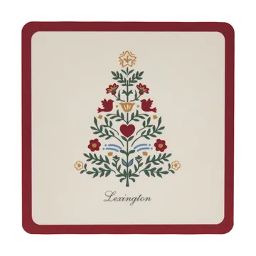 Lexington 라미네이트 코스터 - Red-light beige, 9x9 cm, 4-pack - Lexington | 렉싱턴