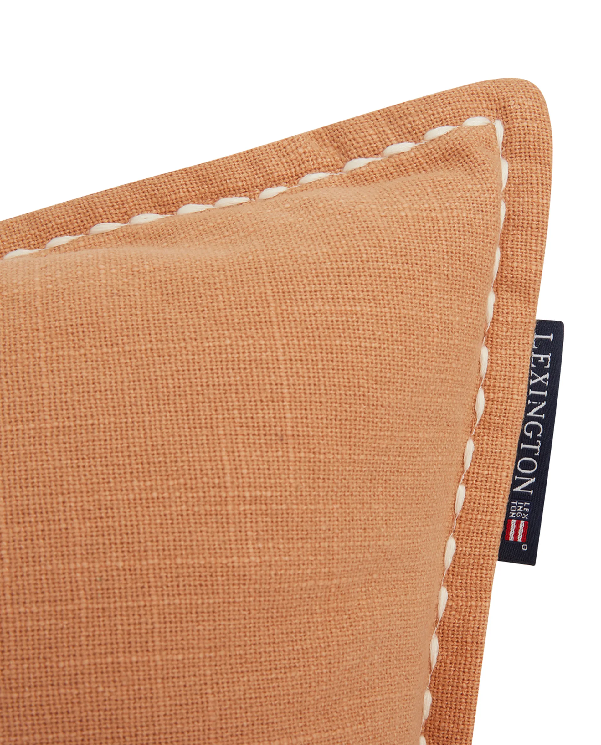 Life's A 비치 Embroidered 베개커버 50x50 cm, Beige-white Lexington | 렉싱턴