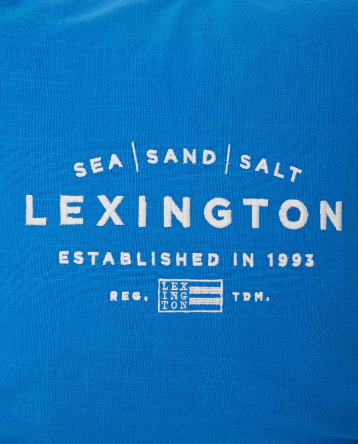 씨 샌드 솔트 Logo Embroidered 베개커버 50x50 cm, Blue-white Lexington | 렉싱턴
