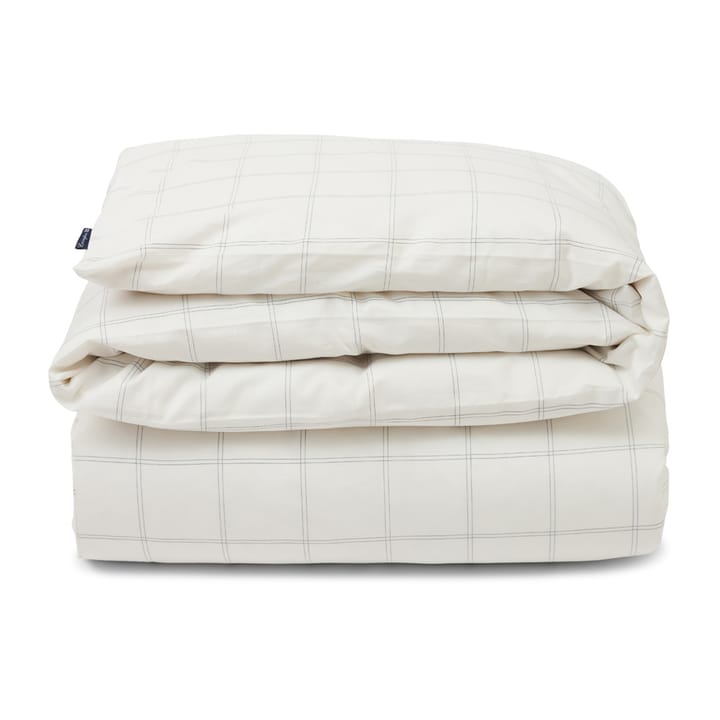 체크 베개커버 코튼-lyocell 150x210 cm - Off white-dark blue - Lexington | 렉싱턴
