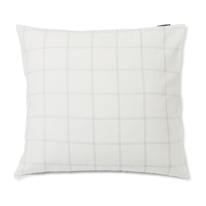 체크 베개커버 코튼-lyocell 65x65 cm, Off white-dark blue Lexington | 렉싱턴