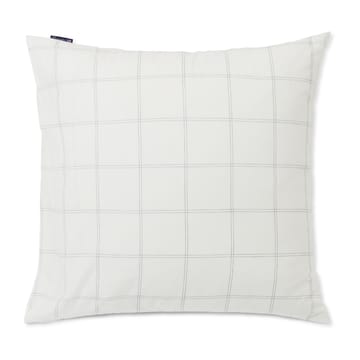 체크 베개커버 코튼-lyocell 65x65 cm - Off white-dark blue - Lexington | 렉싱턴