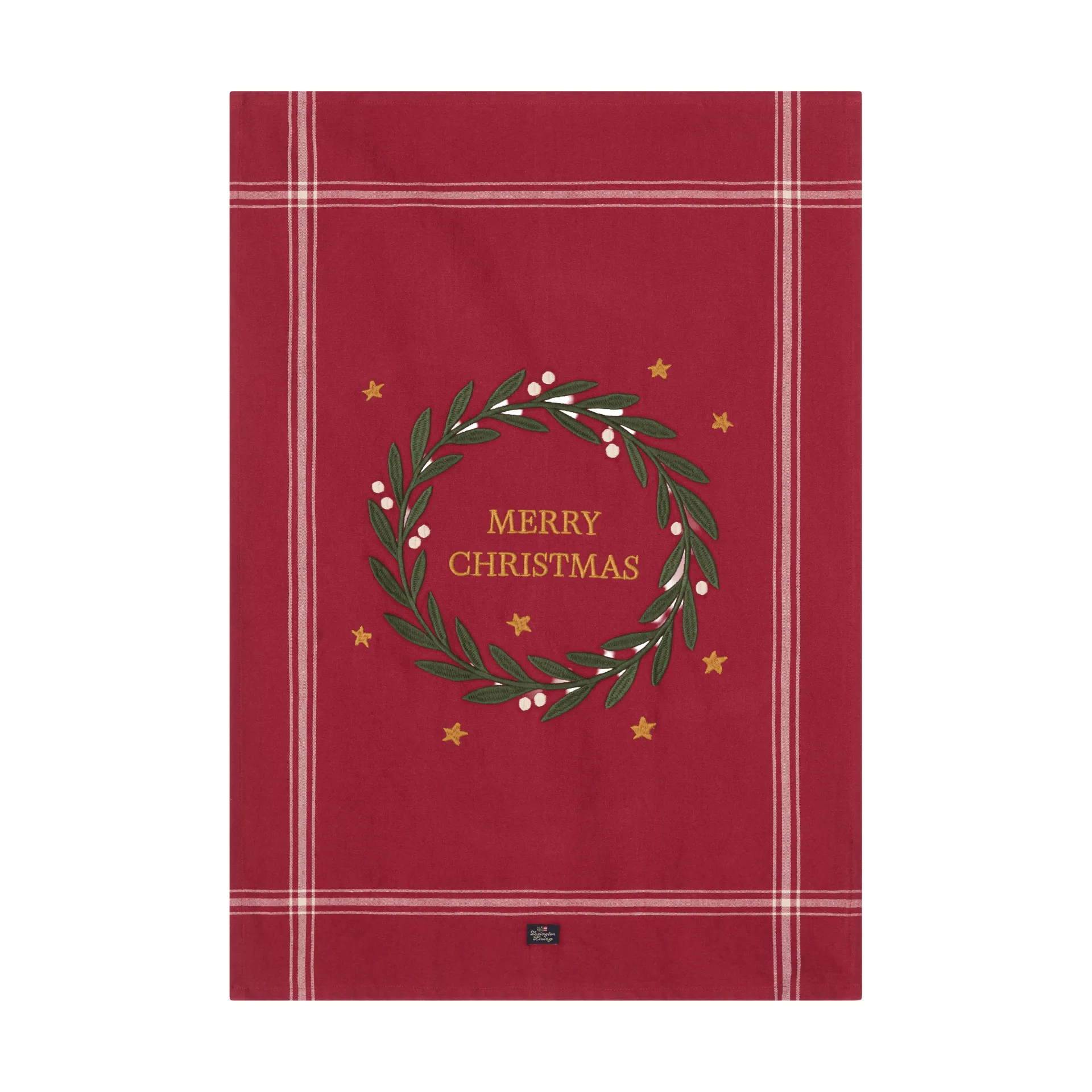 Merry 크리스마스 오가닉 코튼 주방 타월 50x70 cm, Red-Light beige Lexington | 렉싱턴