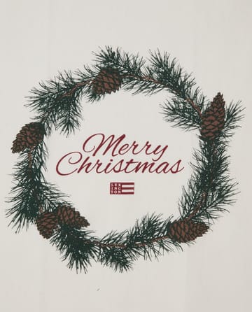 Merry 크리스마스 오가닉 코튼 주방 타월 50x70 cm - White-red-green - Lexington | 렉싱턴