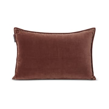 로고 Message 오가닉 코튼 벨벳 쿠션 40x60 cm - Brown - Lexington | 렉싱턴
