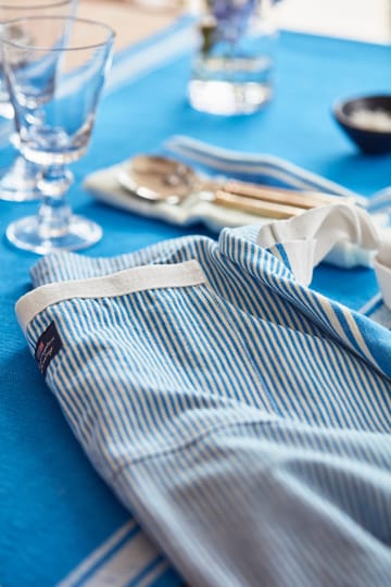 스트라이프 Oxford BBQ 앞치마 85x80 cm - Blue-white - Lexington | 렉싱턴