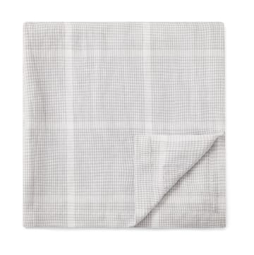 Pepita 체크 코튼 리넨 테이블클로스 150x350 cm - White-light grey - Lexington | 렉싱턴
