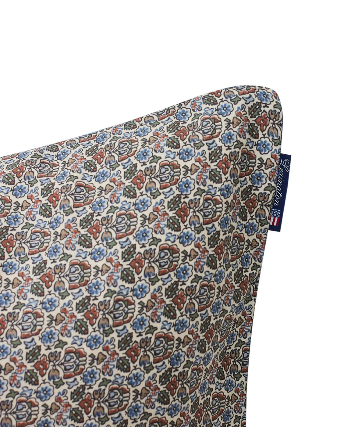 Printed 플라워 코튼 베개 커버 50x60 cm, Beige Multi Lexington | 렉싱턴
