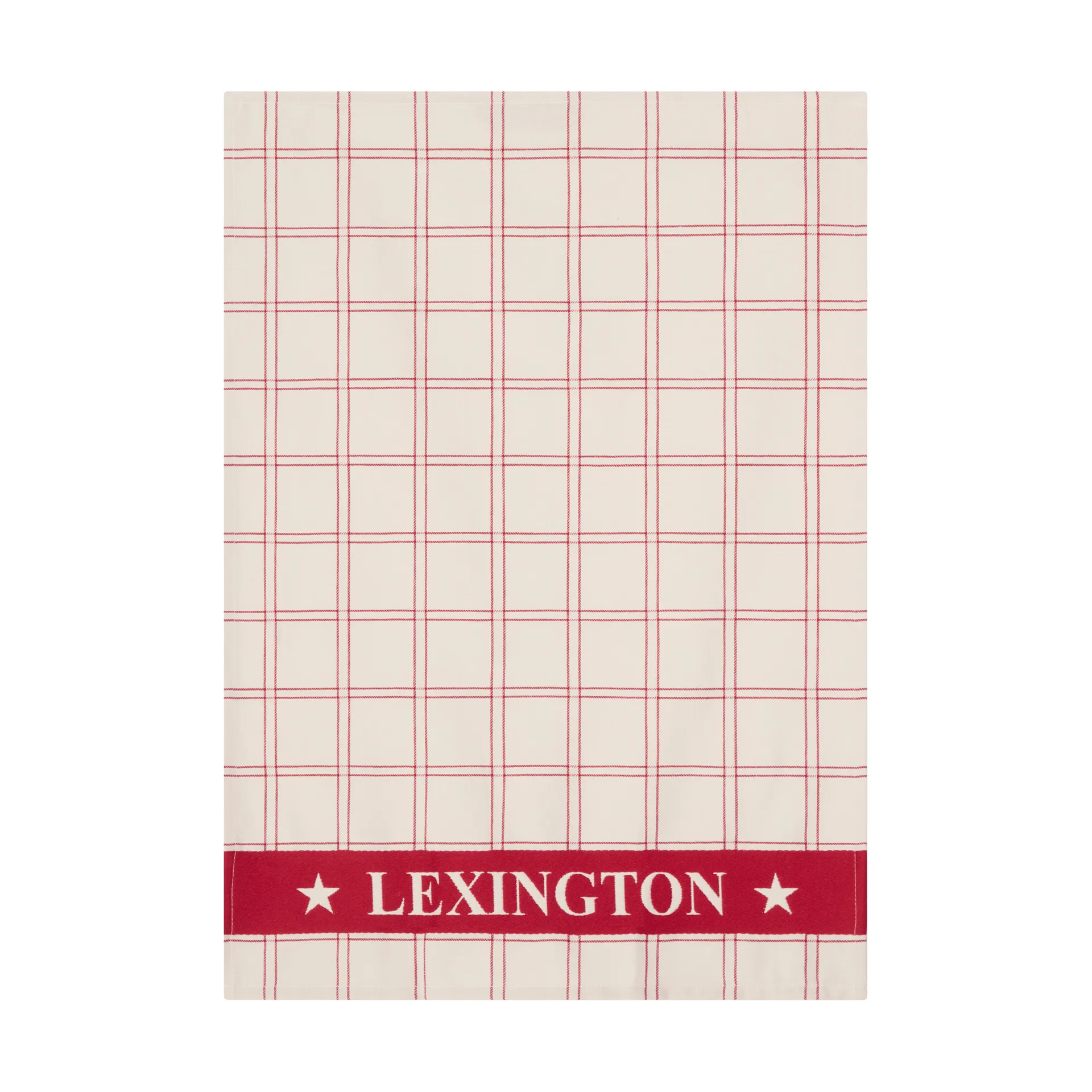자카드 직조 코튼 키친 타월, Red-white, 50x70 cm Lexington | 렉싱턴