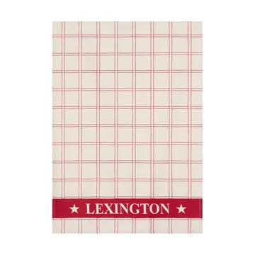 자카드 직조 코튼 키친 타월 - Red-white, 50x70 cm - Lexington | 렉싱턴