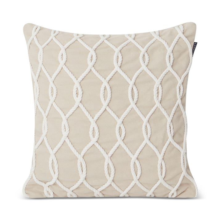 Rope Deco 캔버스 베개커버 50x50 cm - Light beige-white - Lexington | 렉싱턴
