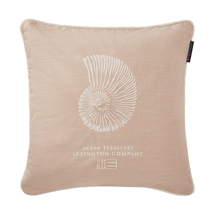 Sea 자수 코튼 쿠션 커버 50x50cm, Light Beige Lexington | 렉싱턴