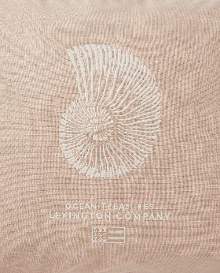 Sea 자수 코튼 쿠션 커버 50x50cm, Light Beige Lexington | 렉싱턴
