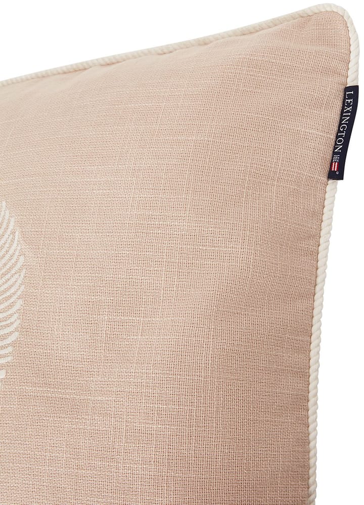 Sea 자수 코튼 쿠션 커버 50x50cm, Light Beige Lexington | 렉싱턴