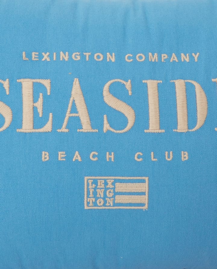 Seaside 스몰 오가닉 코튼 트윌 쿠션 30x40 cm, Blue-light beige Lexington | 렉싱턴