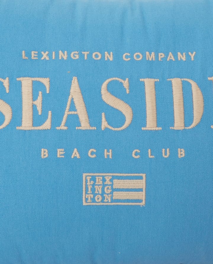 Seaside 스몰 오가닉 코튼 트윌 쿠션 30x40 cm - Blue-light beige - Lexington | 렉싱턴