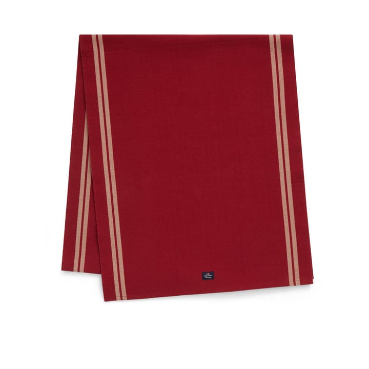 Side Striped 오가닉 코튼 립 러너 50x250 cm, Red-beige Lexington | 렉싱턴