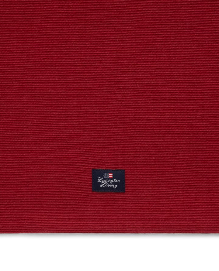 Side Striped 오가닉 코튼 립 러너 50x250 cm, Red-beige Lexington | 렉싱턴