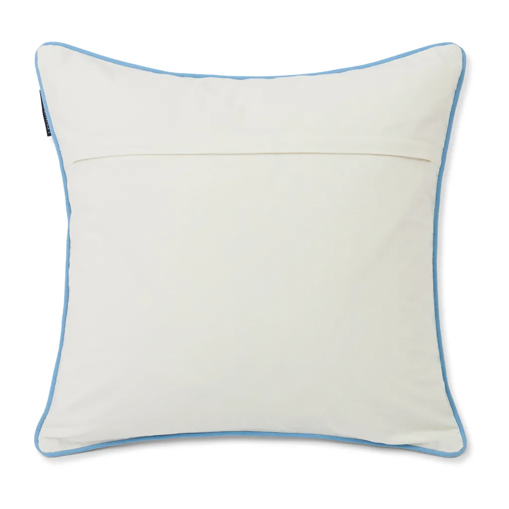 Since 1993 오가닉 코튼 베개커버 50x50 cm, White-blue Lexington | 렉싱턴