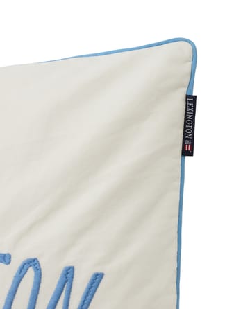 Since 1993 오가닉 코튼 베개커버 50x50 cm - White-blue - Lexington | 렉싱턴