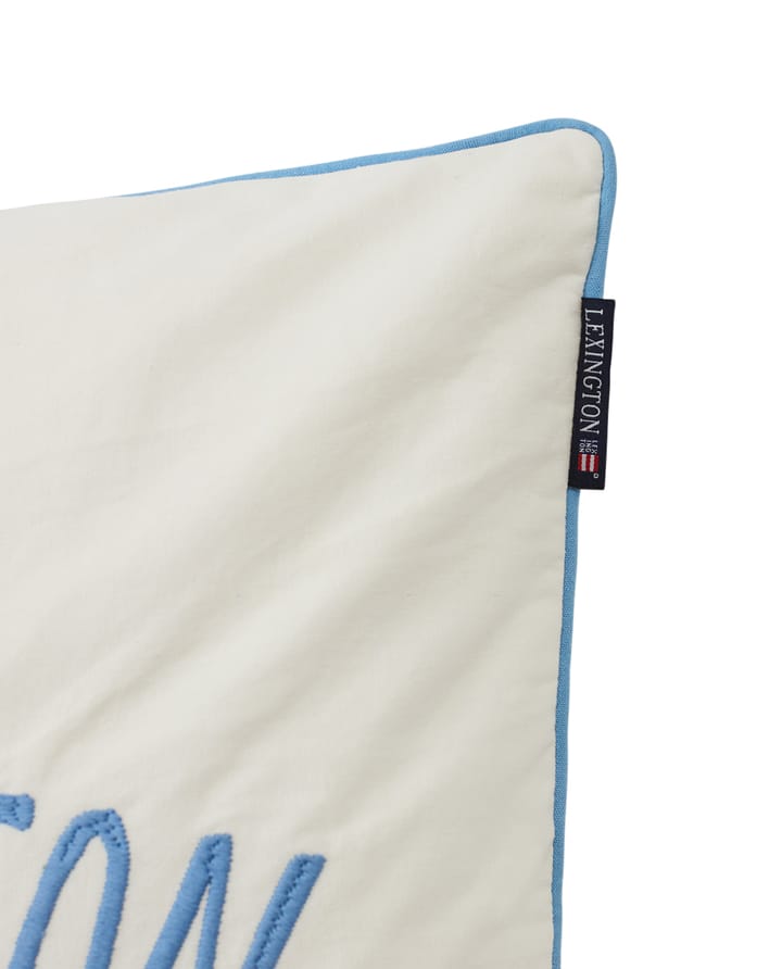 Since 1993 오가닉 코튼 베개커버 50x50 cm, White-blue Lexington | 렉싱턴