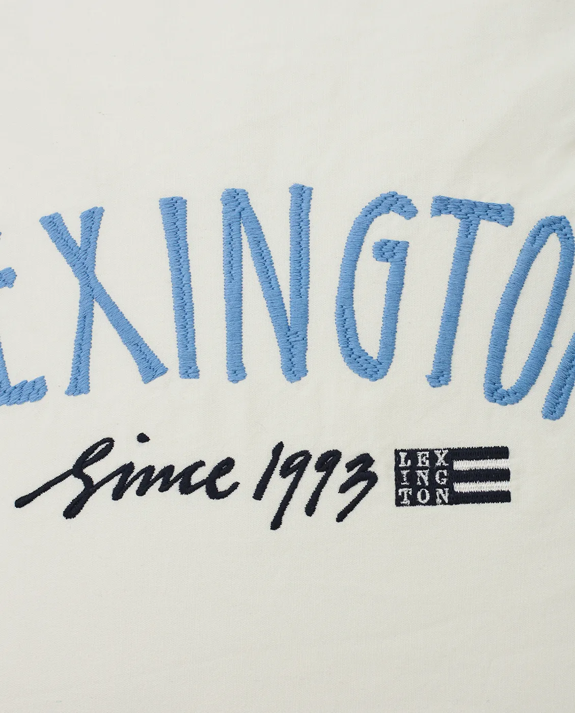 Since 1993 오가닉 코튼 베개커버 50x50 cm, White-blue Lexington | 렉싱턴