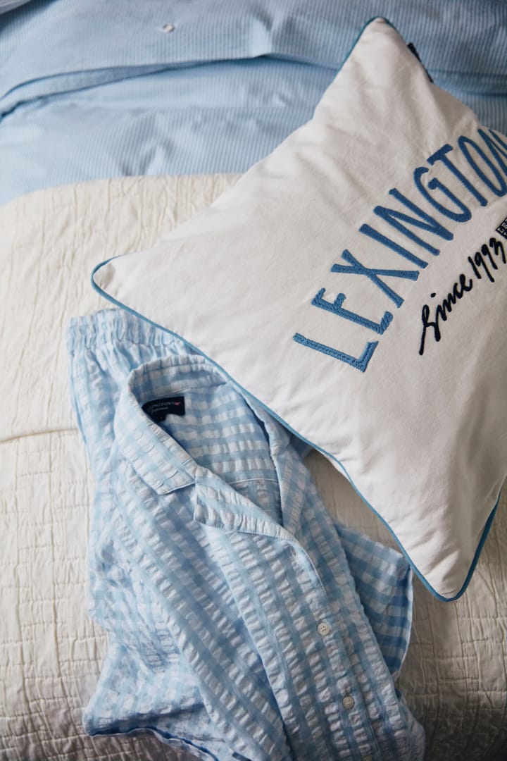 Since 1993 오가닉 코튼 베개커버 50x50 cm, White-blue Lexington | 렉싱턴
