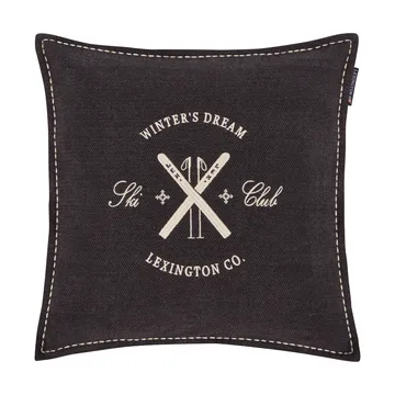 Ski Club 오가닉 코튼 쿠션 커버 - Navy-Light beige, 50x50 cm - Lexington | 렉싱턴