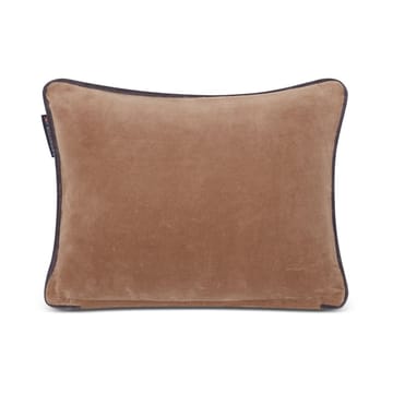 Ski Lodge 오가닉 코튼 벨벳 쿠션 30x40 cm - Beige-dark grey - Lexington | 렉싱턴