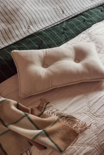 Stripe 코튼 플란넬 침구 세트 - White-green-beige, 50x60 cm/150x210 cm - Lexington | 렉싱턴