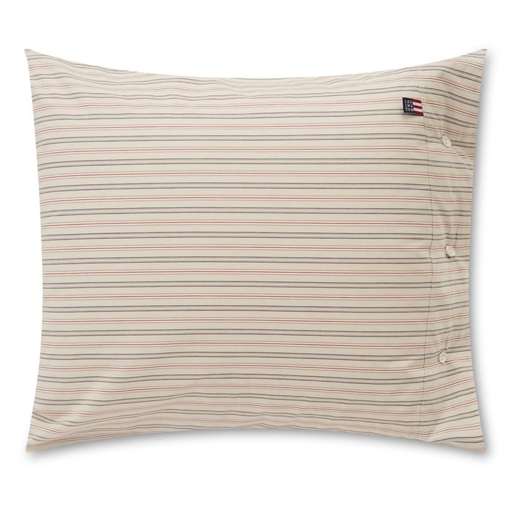 Striped Cotton 포플린 베개커버 50x60 cm - light beige-multi - Lexington | 렉싱턴