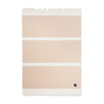 스트라이프 Structu레드 재활용 코튼 스로우 130x170 cm - Beige-white - Lexington | 렉싱턴