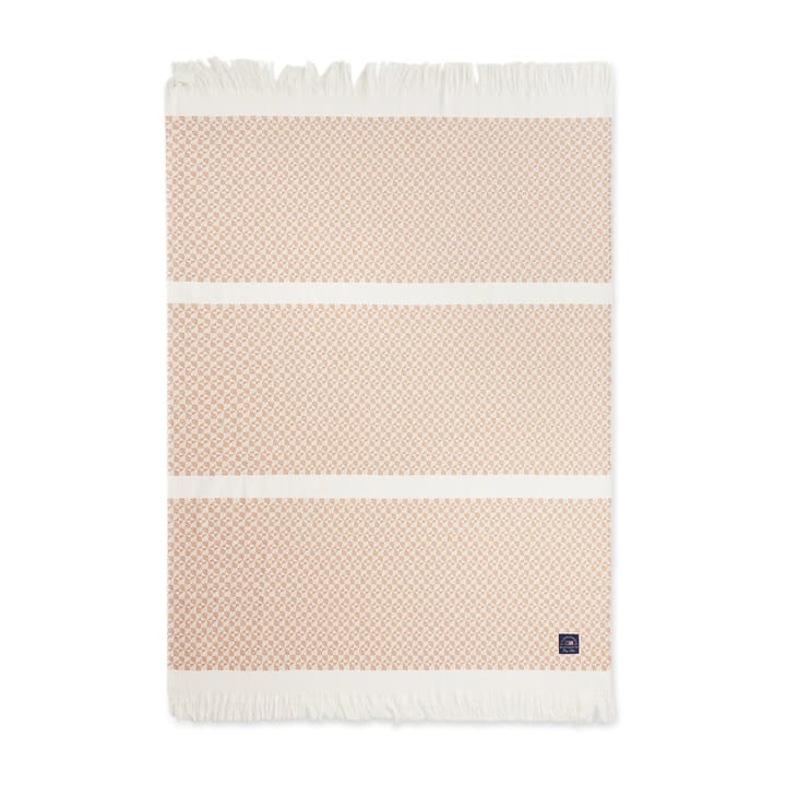 스트라이프 Structu레드 재활용 코튼 스로우 130x170 cm, Beige-white Lexington | 렉싱턴