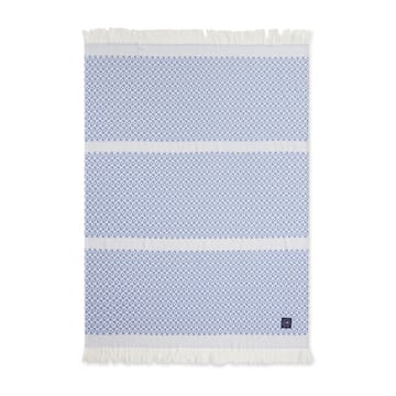 스트라이프 Structu레드 재활용 코튼 스로우 130x170 cm - Blue-white - Lexington | 렉싱턴
