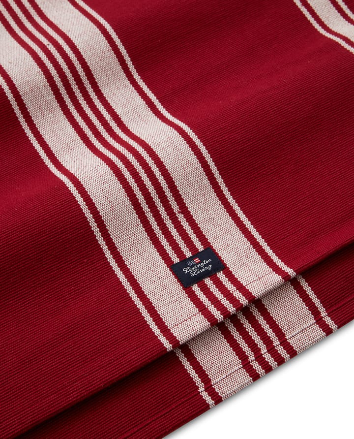 스트라이프 오가닉 코튼 립 table runner 50x250 cm, Red-white Lexington | 렉싱턴