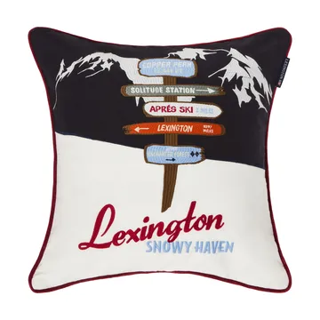 The Sign 쿠션 커버 - Navy-white-multi, 50x50 cm - Lexington | 렉싱턴