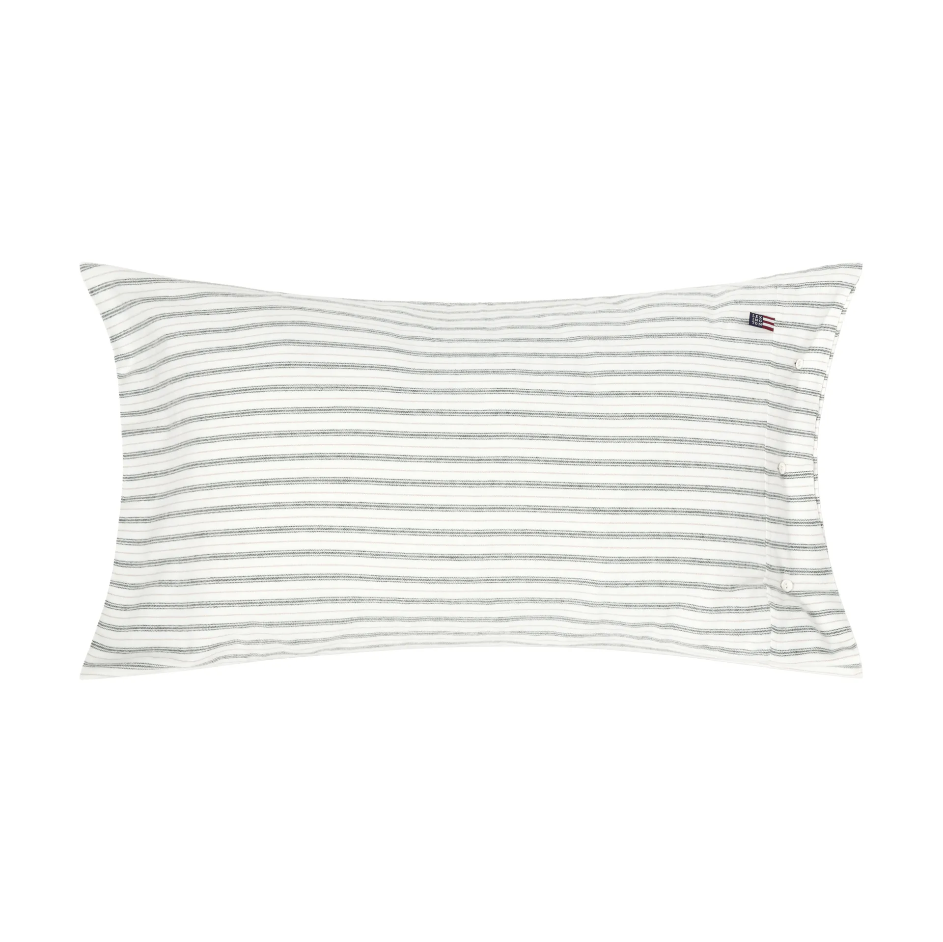 스트라이프 코튼 플란넬 베개커버, White-green-beige, 50x90 cm Lexington | 렉싱턴