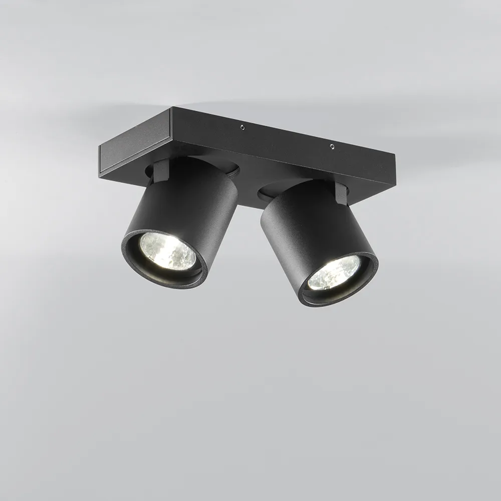 포커스 미니 2 벽 & 천장 조명, Black, 3000 kelvin Light-Point | 라이트-포인트