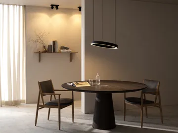 엣지 라운드 Ø40 펜던트 조명 스위치 튠 - Carbon black - Light-Point | 라이트-포인트