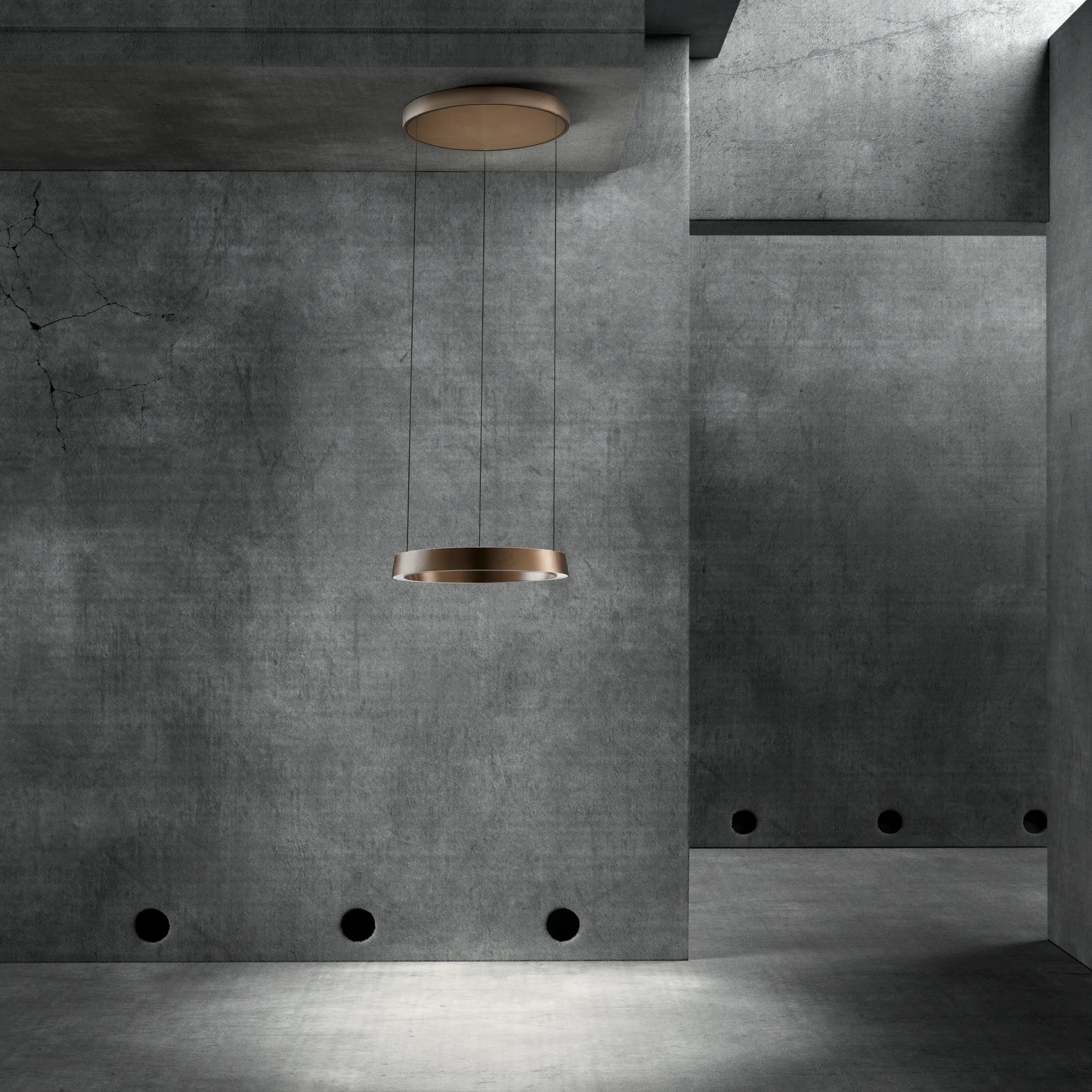 엣지 라운드 Ø40 펜던트 조명 스위치 튠, Rose gold Light-Point | 라이트-포인트