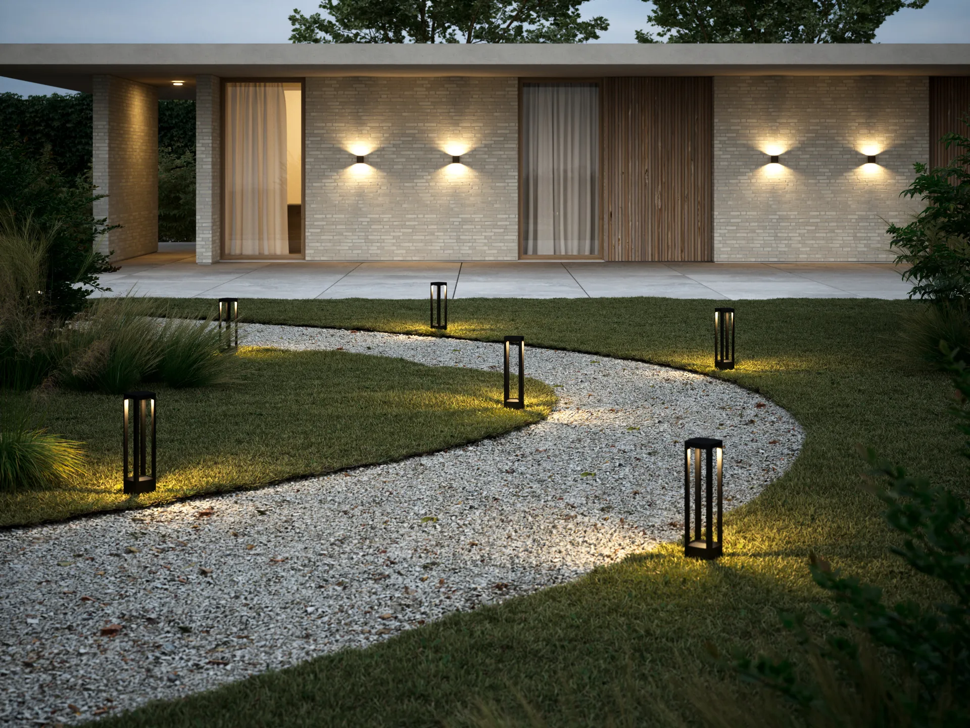 미라주 야외용 조명 스위치 튠, Black, 12x48 cm Light-Point | 라이트-포인트