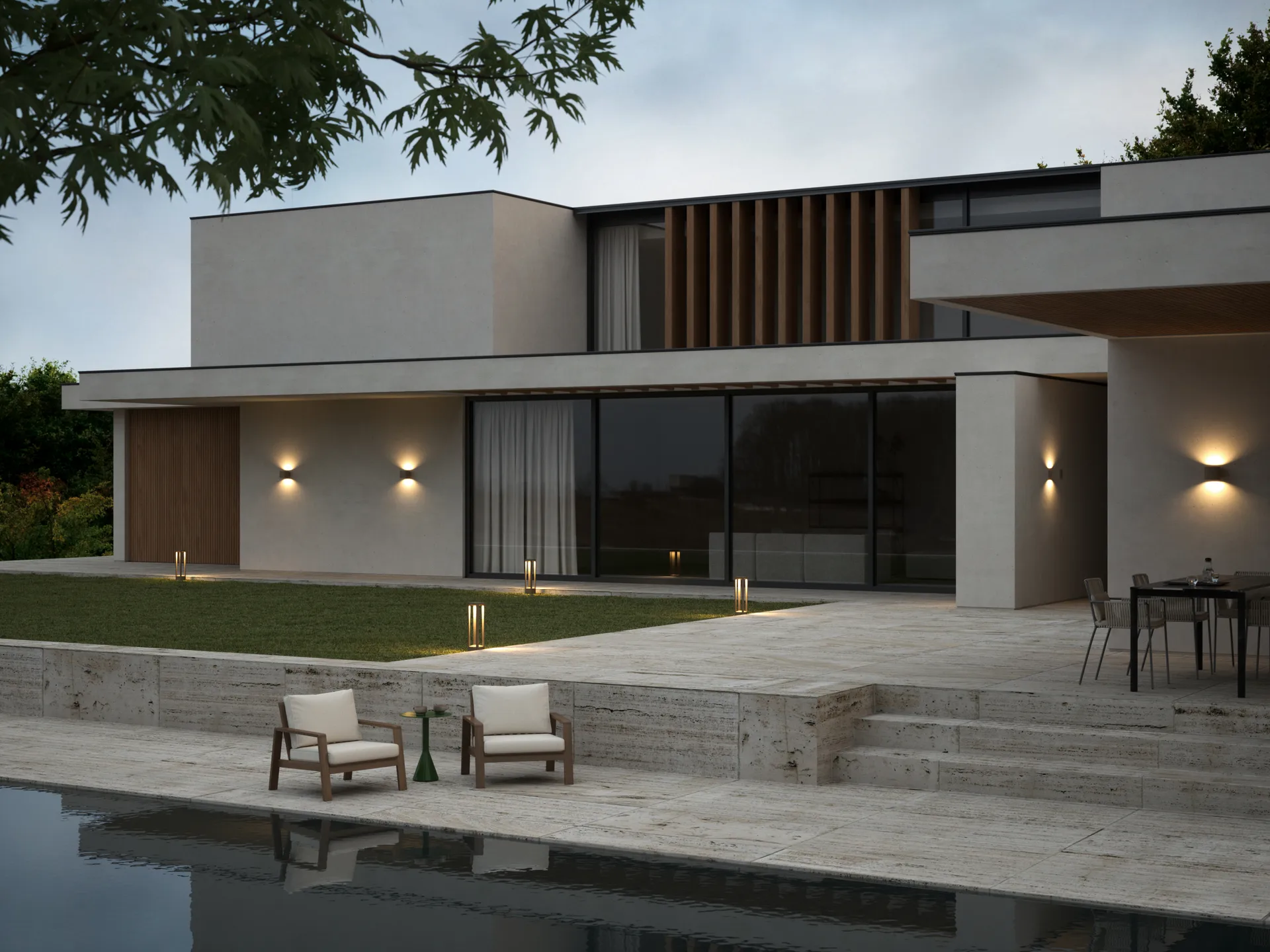 미라주 야외용 조명 스위치 튠, Rust, 12x48 cm Light-Point | 라이트-포인트