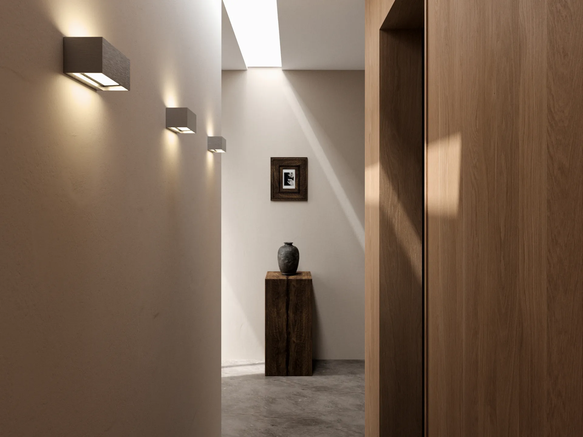 리네아 W1 벽 조명 스위치 튠, Titanium, 7x15 cm Light-Point | 라이트-포인트