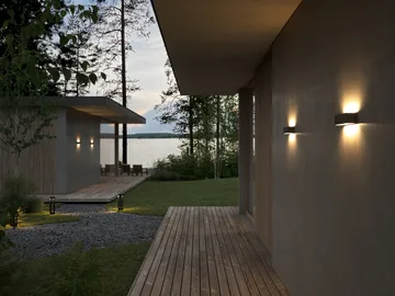 리네아 W2 벽 조명 스위치 튠 - Black, 7x30 cm - Light-Point | 라이트-포인트